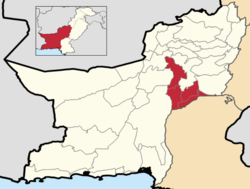Map of Naseerabad Division