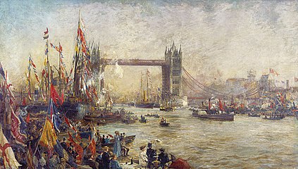 The Opening of Tower Bridge, 1895