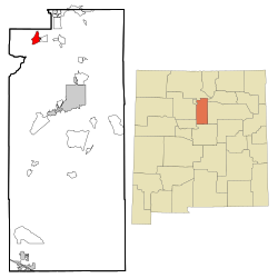 Location of San Ildefonso Pueblo, New Mexico