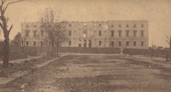 The Statehouse in 1865 after the burning of Columbia during the American Civil War