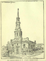 The first St. Andrew's, used from 1830-1878. Most members left St. Andrew's Church in 1876