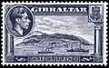 Gibraltar three half pence King George VI stamp of 1943
