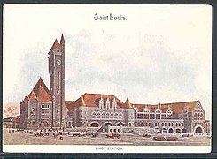 Union Station postcard from about 1909