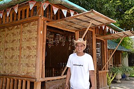 A gift shop in Bohol with amakan walls