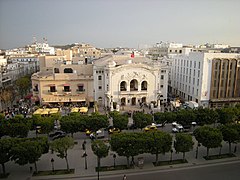 Municipal Theatre, Tunis, by Jean Emile Resplandy, 1902