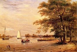 On the Shrewsbury River, Redbank, New Jersey, 1840