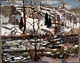 Spring Break-up, Spring 1917. Private collection, Montreal