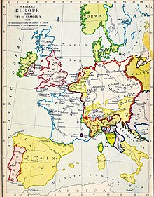 map of Europe in 1525