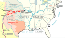 1845 Santa Fe Trail crossing Rice County