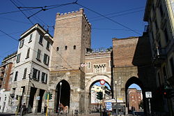 Medieval Porta (city gate) Ticinese