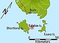 Map Showing Shortland Archipelago