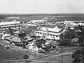 Aerial view of the colonial exhibition of Semarang