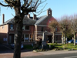 The town hall in Cagnoncles