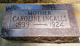 Caroline Ingalls gravesite, De Smet Cemetery, South Dakota