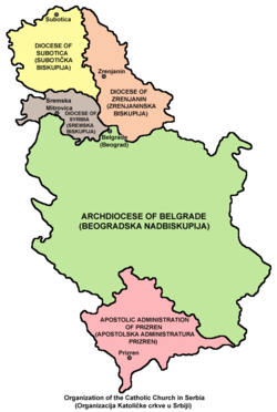 Map of the Archdiocese