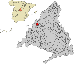 Location of Collado Mediano