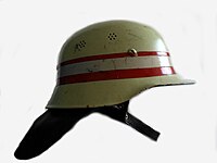 German firefighting helmet
