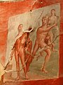 Image 64A fresco from Herculaneum depicting Heracles and Achelous from Greco-Roman mythology, 1st century CE (from Culture of ancient Rome)