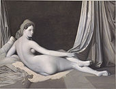 Odalisque in Grisaille, Jean Auguste Dominique Ingres and his workshop