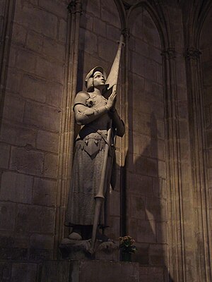 St. Joan of Arc at the Notre Dame Cathedral, where she was beatified.