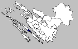 Kali municipality within the Zadar County