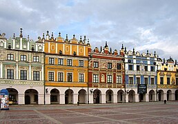 Town houses on the market square in Zamość (2nd quarter of the 17th century)