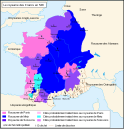 Division of Vasconia between the Frankish sovereigns (548).