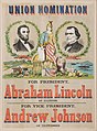 Lincoln & Johnson Campaign Poster, 1864
