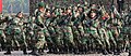 Indonesian Army infantry 1st Mechanized Infantry Brigade with the 'PDL Khas Matra Darat' camo