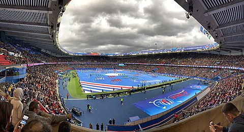 Opening ceremony of the 2019 FIFA Women's World Cup, Parc de Princes, Paris, June 7, 2019