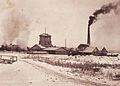 Mine in Lysychansk late 19th century in the Russian empire