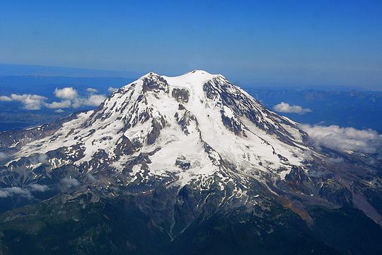 10. Mount Rainier in Pierce County, Washington