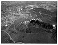 Aerial view of the fort and the chapel in 1942.