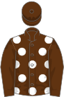 Brown, White spots, Brown sleeves and cap