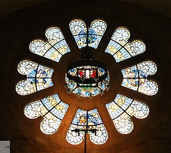 The stained glass windows of St. Paul's Church by Max Laeuger in Basel