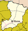Detailed map of Rivne Oblast