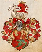 Wappen aus dem Wappenbuch des Heiligen Römischen Reiches um 1560