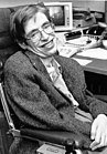 Stephen Hawking, britischer theoretischer Physiker, Kosmologe und Autor