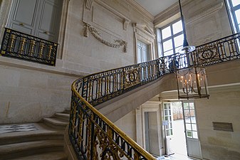 Staircase of the Petit Trianon, by Ange-Jacques Gabriel, 1764[63]