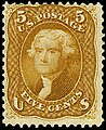 Thomas Jefferson 5 cent USA 1861