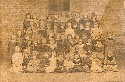 Victorian class photo