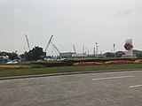 Xiaoshan International Airport station under construction (June 2018)