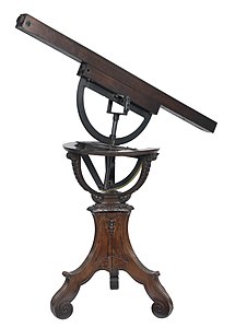 An early, wooden-cased telescope by Abraham Sharp