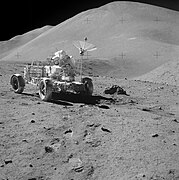 AS15-82-11121: Apollo 15 Lunar Roving Vehicle