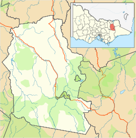 Dederang is located in Alpine Shire