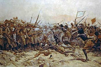„The Battle of Abu Klea“ von William Barnes Wollen