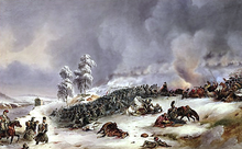 Jean Antoine Siméon Fort: Ricard-Division in der Schlacht von Krasnoe am 18. November 1812, 9 Uhr morgens