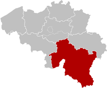 The Diocese of Namur, coextensive with the two provinces of Namur and Luxembourg