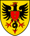 Adler mit Drachenschwanz im Wappen von Brig-Glis