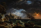 Shipwreck in Stormy Seas (Tempête) (1773), National Gallery, London